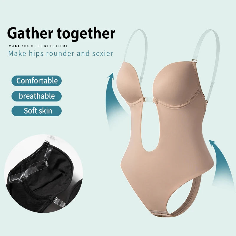 Bodysuit tief V