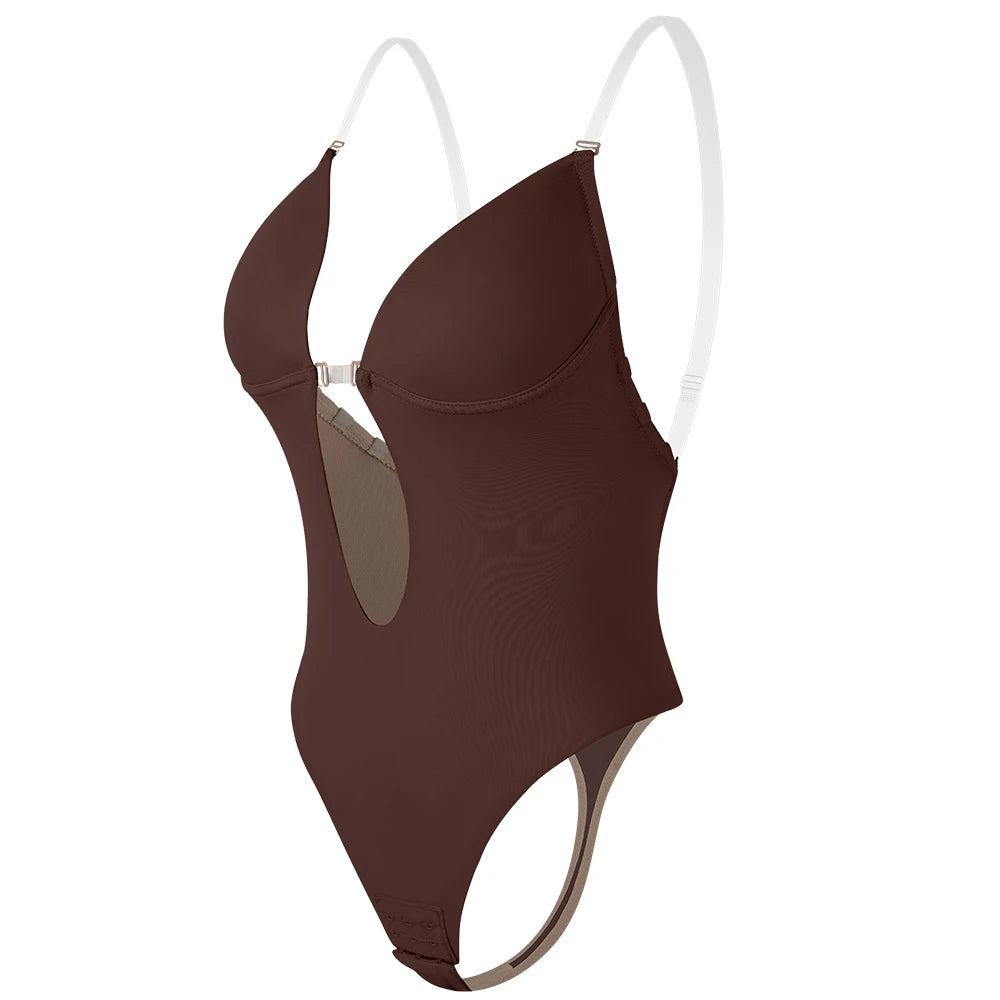 Bodysuit tief V