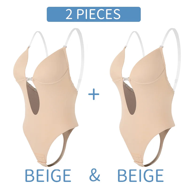 Bodysuit tief V